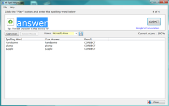 KP Spell Helper screenshot