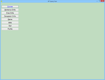 KP Typing Tutor screenshot