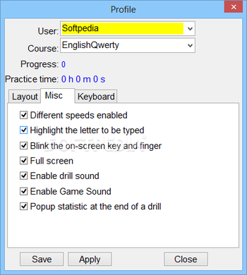 KP Typing Tutor screenshot 9