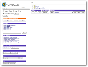 kPlaylist screenshot