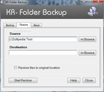 KR-Folder Backup screenshot 2