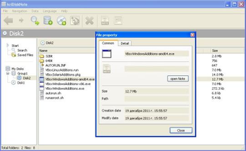 kriDiskNote screenshot