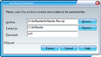 KRyLack Archive Password Recovery screenshot 5