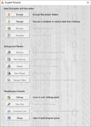 Kryptel Lite screenshot