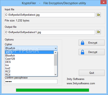 KryptoFiler screenshot 2