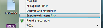 KryptoFiler screenshot 2