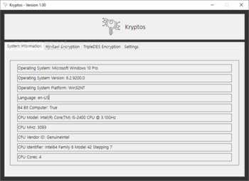 Kryptos screenshot