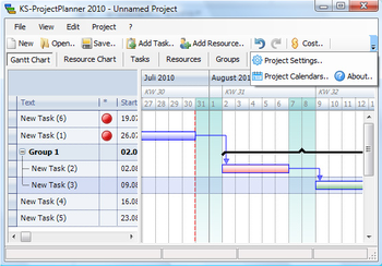 KS Project Planner for Windows screenshot