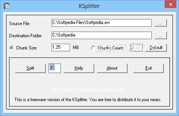 KSplitter screenshot