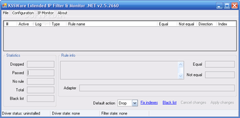 KSSWare Extended IP Filter & Monitor screenshot