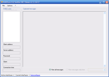 KSSWare ICQ Sniffer.NET screenshot