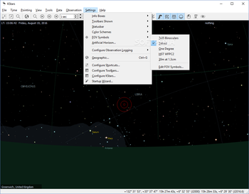 KStars screenshot 10