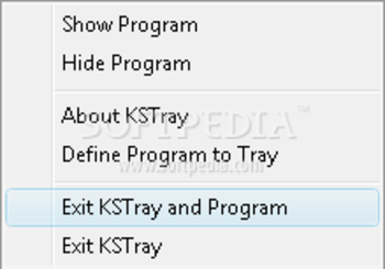 KSTray screenshot 3
