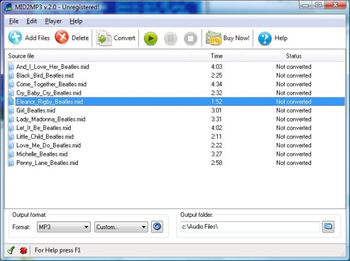 Ksurist MID2MP3 screenshot