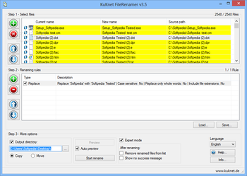 KuKnet FileRenamer screenshot