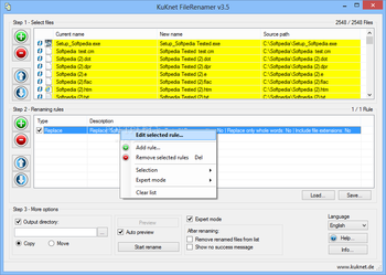 KuKnet FileRenamer screenshot 3