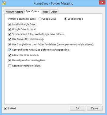 KumoSync screenshot 2