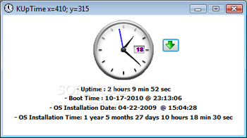 KUpTime screenshot