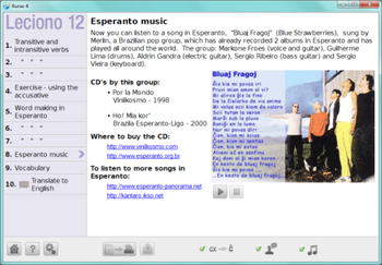 Kurso de Esperanto screenshot