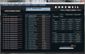Kurzweil PC3 SoundEditor screenshot