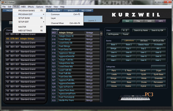 Kurzweil PC3 SoundEditor screenshot 3