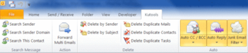 Kutools for Outlook screenshot