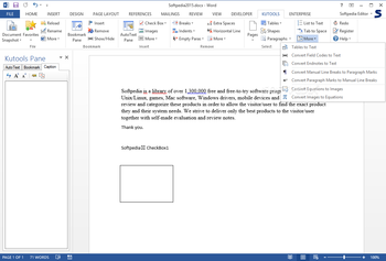 Kutools for Word screenshot 12