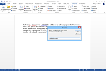 Kutools for Word screenshot 3