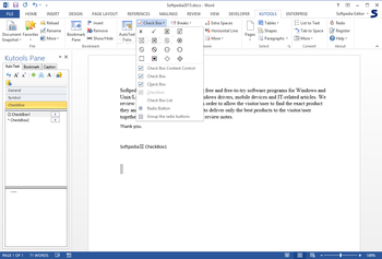 Kutools for Word screenshot 7