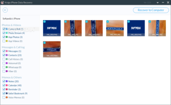 Kvigo iPhone Data Recovery screenshot 2