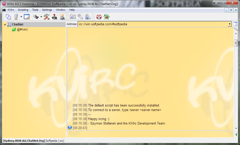 KVIrc screenshot