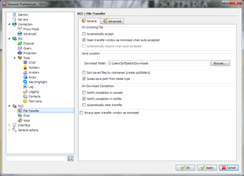 KVIrc screenshot 27