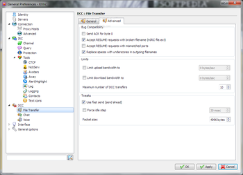 KVIrc screenshot 28