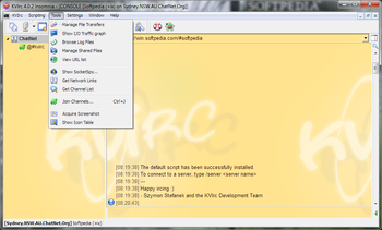 KVIrc screenshot 3