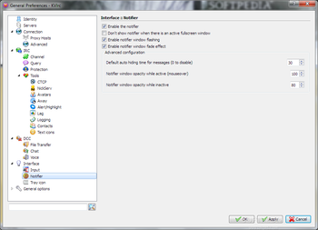 KVIrc screenshot 33