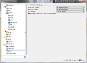 KVIrc screenshot 36