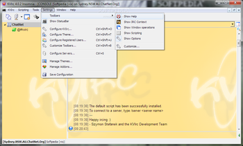 KVIrc screenshot 4