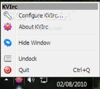 KVIrc screenshot 40