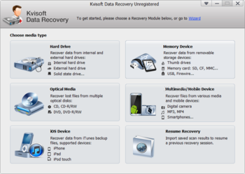Kvisoft Data Recovery screenshot