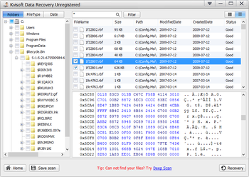 Kvisoft Data Recovery screenshot 2