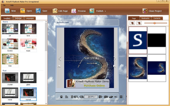 Kvisoft FlipBook Maker Pro screenshot