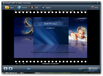 Kvisoft SWF to Video Converter screenshot
