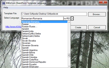 KWizCom SharePoint Template Language Converter screenshot 2