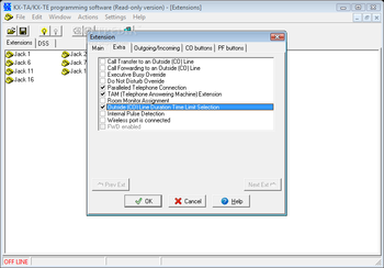 KX-TA Programmator screenshot 3