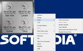 Kybtec World Clock screenshot