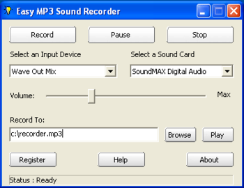 KYDSOFT Easy MP3 Sound Recorder screenshot 2