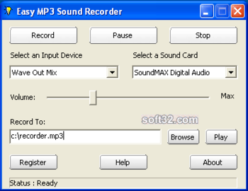 KYDSOFT Easy MP3 Sound Recorder screenshot 3