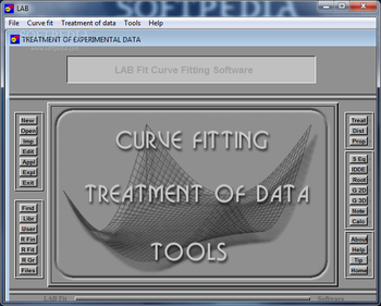 LAB Fit Curve Fitting Software screenshot