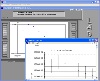 LAB Fit Curve Fitting Software screenshot 5