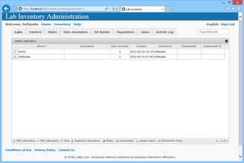 Lab Inventory screenshot 3